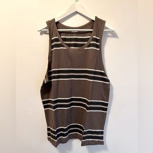 Old Navy Striped Soft-washed Tank Top for Men (size L)